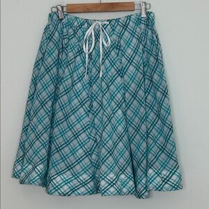 Maeve by Anthropologie Mint Green Drawstring A-Line Midi Skirt NWT